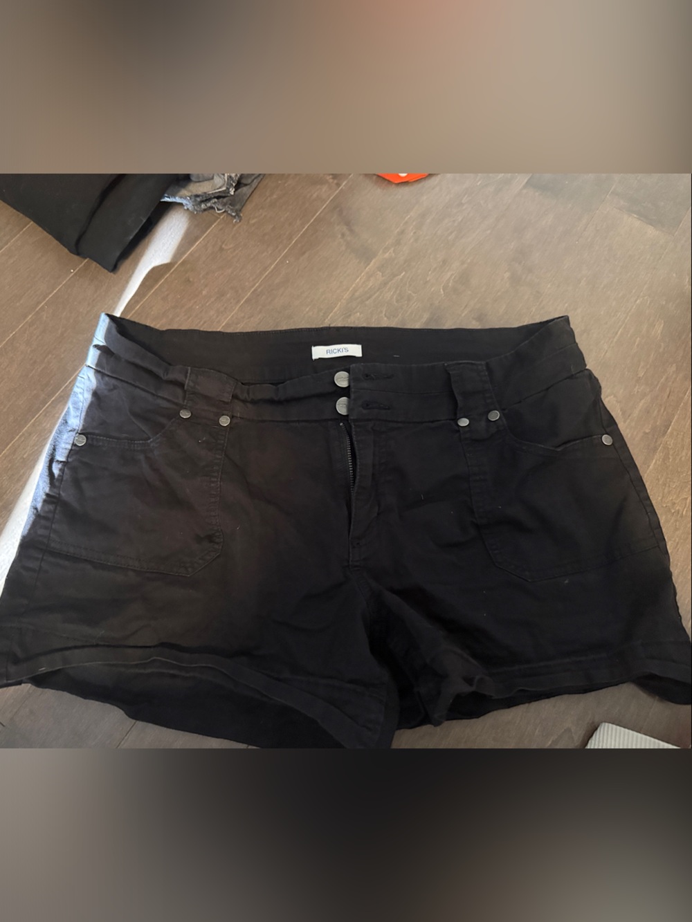 Ricki's Black Women's Cargo Shorts